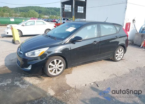 2014 Hyundai Accent Se z USA, uszkodzony, nr VIN KMHCU5AEXEU152291